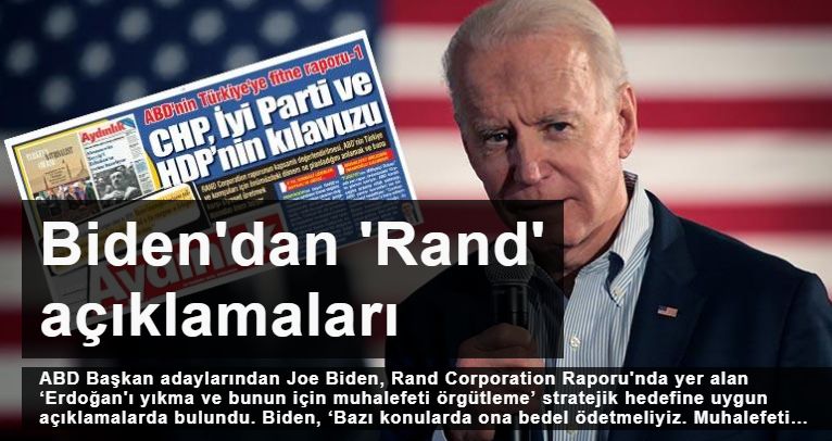 Biden'dan 'Rand' açıklamaları