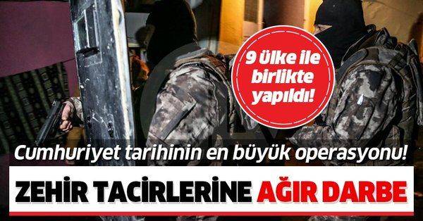 İçişleri Bakanı Süleyman Soylu duyurdu! Zehir tacirlerine Cumhuriyet tarihinin en büyük operasyonu!