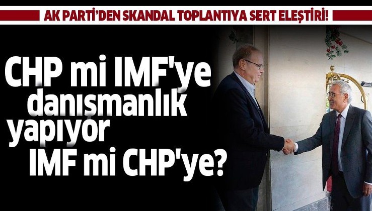 AK Parti Sözcüsü Çelik'ten CHP'nin IMF ile görüşmesine tepki