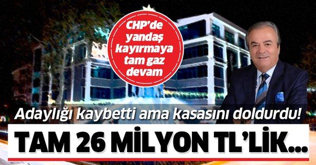 CHP'de ihale kıyağı! CHP'li Bahattin Erdoğan adaylığı kaybetti ama belediyeden milyonluk ihale kaptı!