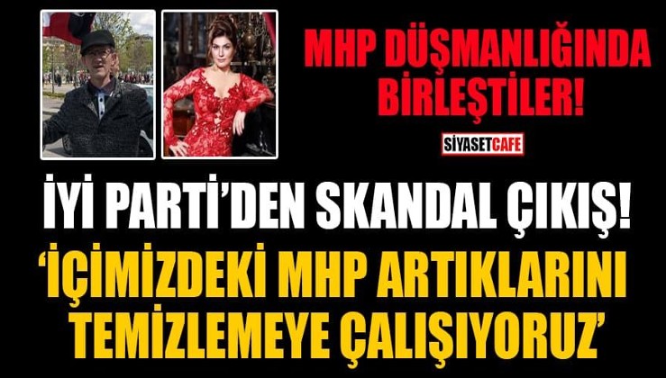 İYİ Parti'den skandal çıkış! 'İçimizdeki MHP artıklarını temizlemeye çalışıyoruz'