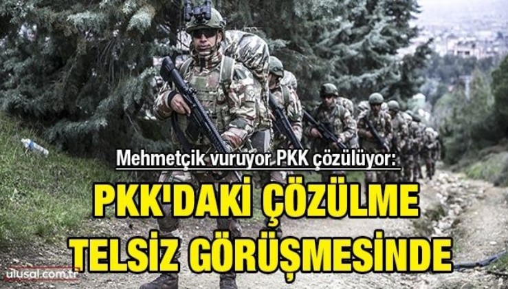 Mehmetçik vuruyor PKK çözülüyor: PKK'daki çözülme telsiz görüşmesinde