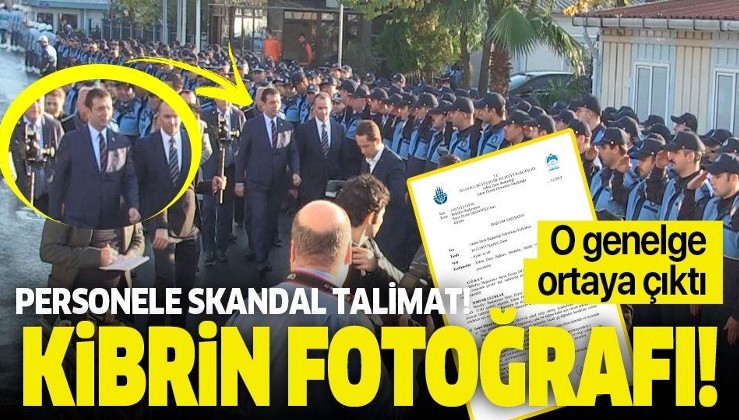 İşte Kibrin fotoğrafı! Ekrem İmamoğlu, 500 zabıta personelini yüksek sesle ‘Sağol’ diye selamlattırdı!.