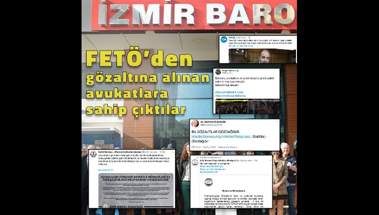 FETÖ'den gözaltına alınan avukatlara sahip çıktılar