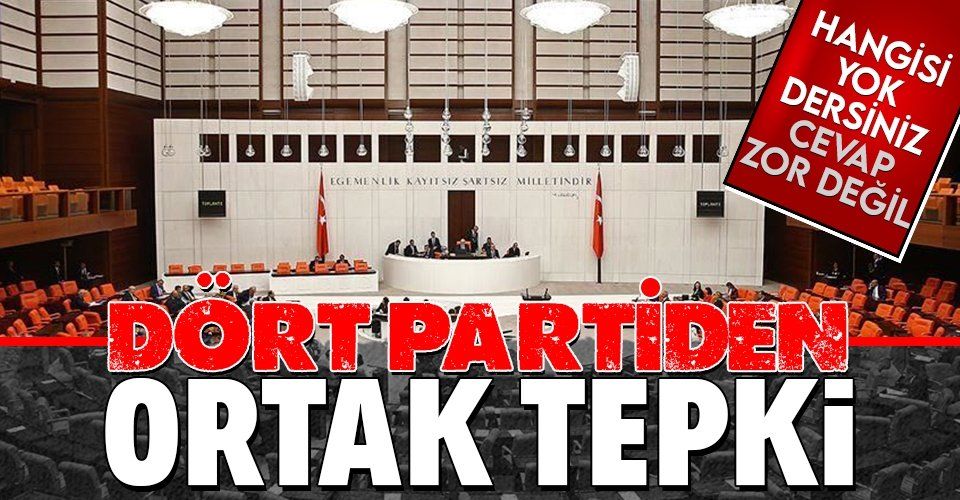 SON DAKİKA: TBMM'deki 4 parti ABD'nin Türkiye'ye yaptırım kararına tepki gösterdi