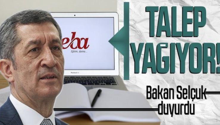 Milli Eğitim Bakanı Ziya Selçuk'tan flaş EBA açıklaması: Bir ülkeden daha talep var!