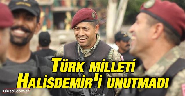 Türk milleti Ömer Halisdemir'i unutmadı