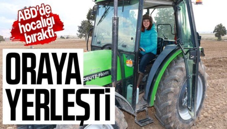 ABD'de akademisyenliği bıraktı! Dr. Aynur Ece Onur Burdur'da susuz tarım yapmaya başladı