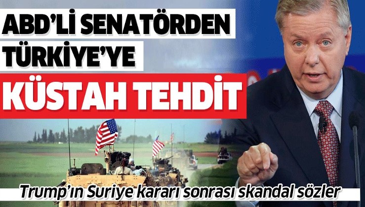 ABD'li Senatör Lindsey Graham'dan küstah tehdit: Türkiye'ye yaptırım uygulanması için elimden geleni yapacağım
