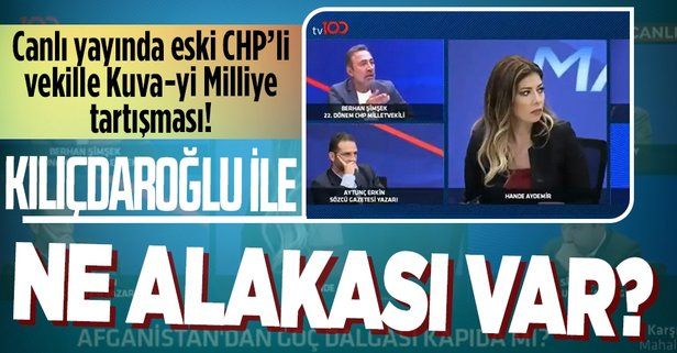 Eski CHP’li vekil Berhan Şimşek ile Taceddin Kutay arasında Kuvayi Milliye tartışması: Kılıçdaroğlu ile ne alakası var!