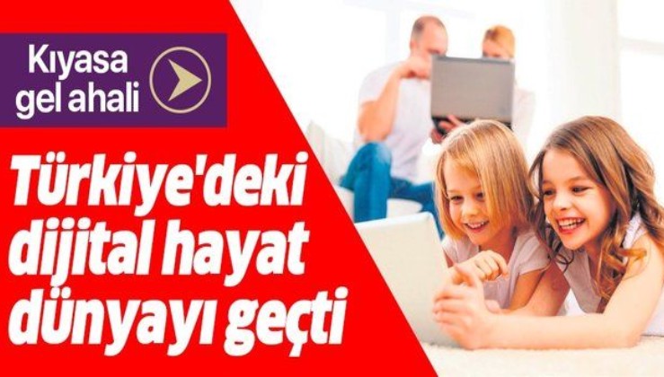 Türkiye'de dijital hayat: Günde 7 saat 29 dakika internette sörf yapıyoruz