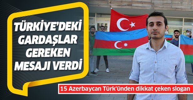 Türkiye'deki Azerbaycan Türklerinden Ermenistan’a: Ya Karabağ ya ölüm, başka yolu yok artık