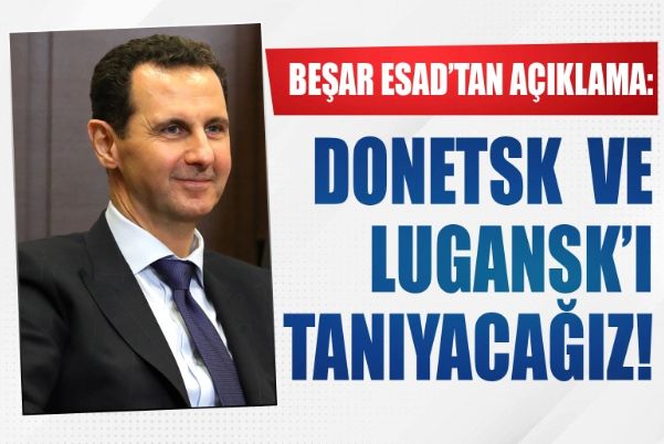 Esad'tan Donetsk ve Lugansk kararı