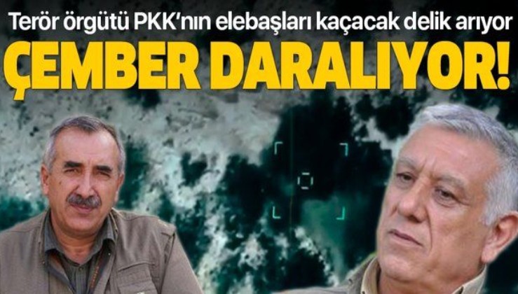 Terör örgütü PKK'nın elebaşları Murat Karayılan ve Cemil Bayık kaçacak delik arıyor