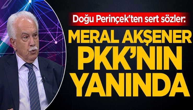 Doğu Perinçek'ten sert sözler: Meral Akşener PKK'nın yanında