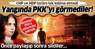 Hatay'daki yangınları PKK bağlantılı örgüt üstlendi! CHP ve HDP teröre tek kelime etmedi