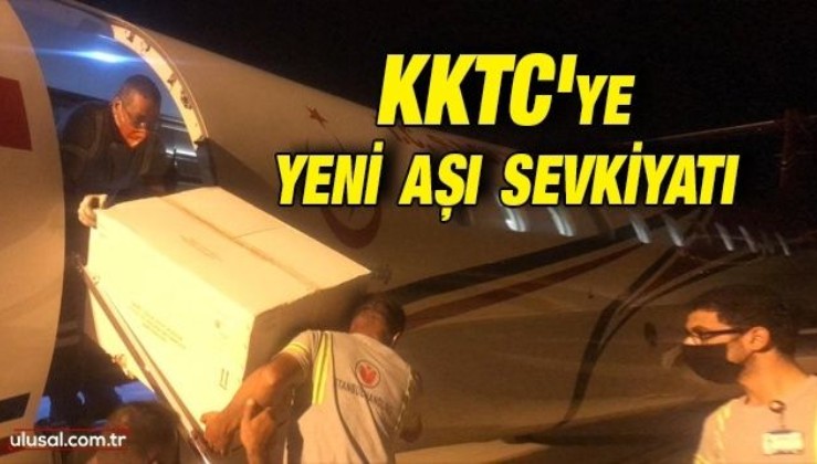 Türkiye KKTC'ye 50 bin doz Kovid-19 aşısı gönderdi