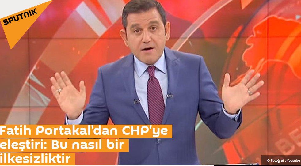 Fatih Portakal'dan CHP'ye eleştiri: Bu nasıl bir ilkesizliktir
