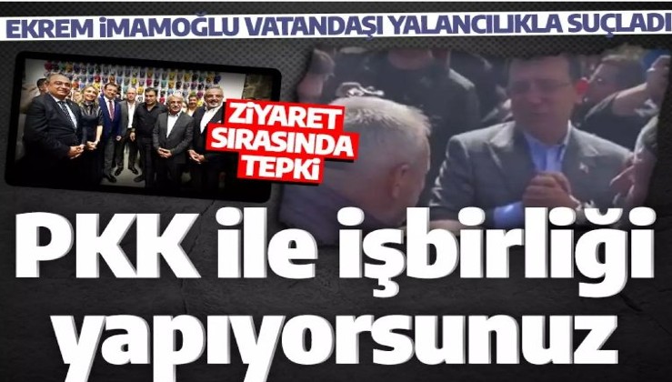 Depremzede vatandaştan İmamoğlu'na tepki: PKK ile iş birliği yapıyorsunuz