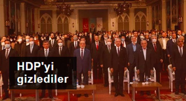 HDP'yi gizlediler