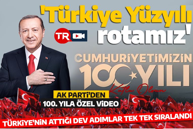 AK Parti'nin paylaştığı cumhuriyetin 100. yılına özel video çok konuşuldu: Atatürk'ün izinde...
