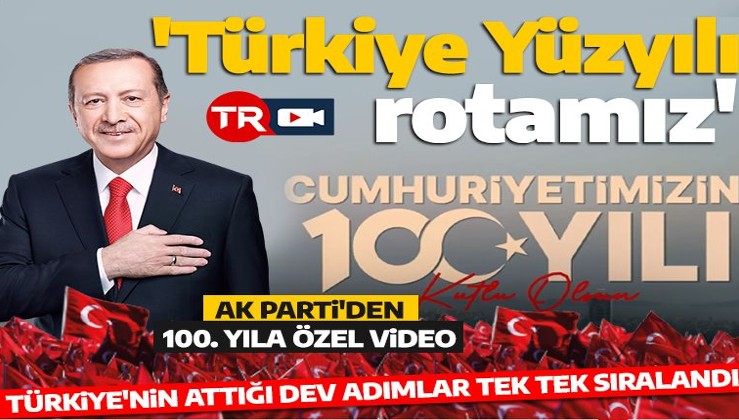 AK Parti'nin paylaştığı cumhuriyetin 100. yılına özel video çok konuşuldu: Atatürk'ün izinde...