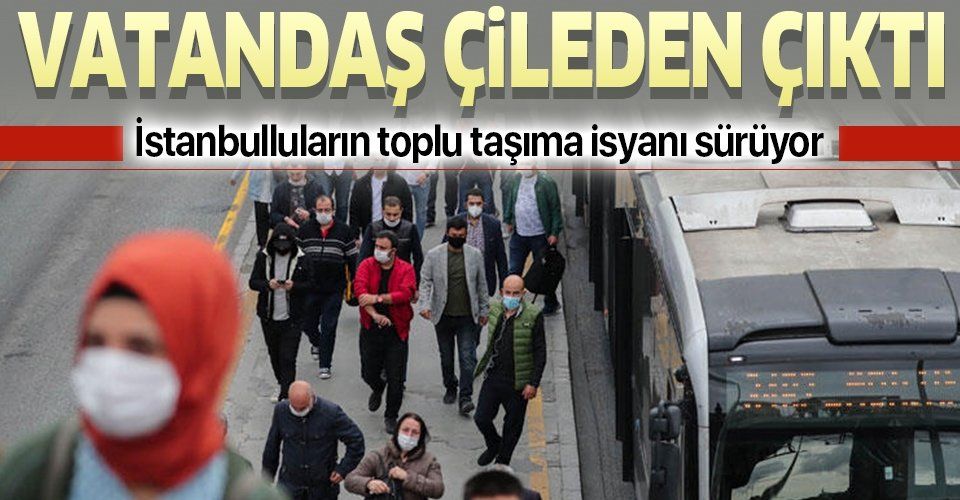 İstanbulluların toplu taşıma isyanı! Metrobüs kalabalığı yolcuları çileden çıkardı