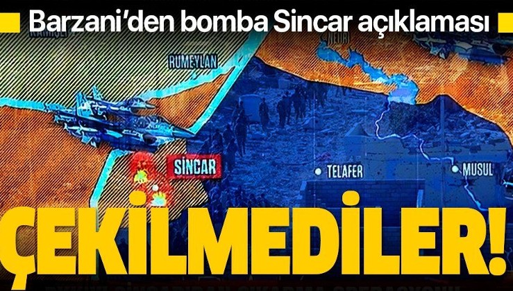SON DAKİKA: IKBY Başbakanı Barzani: PKK Sincar'dan çekilmedi