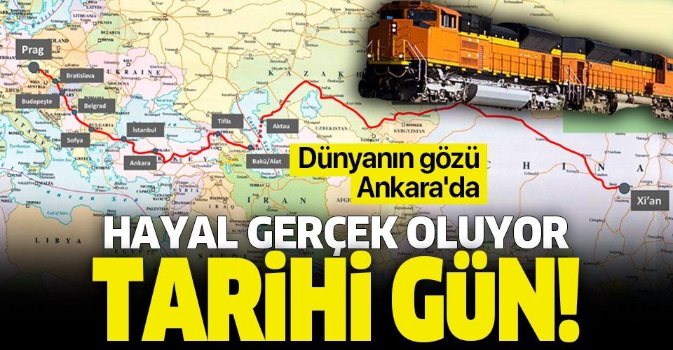 ‘Orta koridor’ ticareti başladı! Çin'den gelen tren Marmaray'dan bugün geçecek.