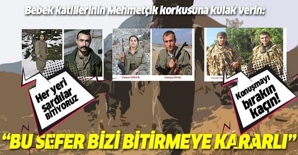 PKK'nın Haftanin hezimeti telsiz konuşmalarında: "Asker bu defa bizi bitirmeye kararlı"