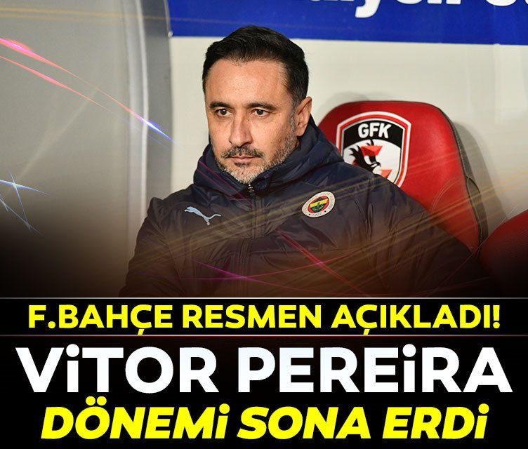 SON DAKİKA! Fenerbahçe açıkladı! Vitor Pereira dönemi resmen sona erdi...