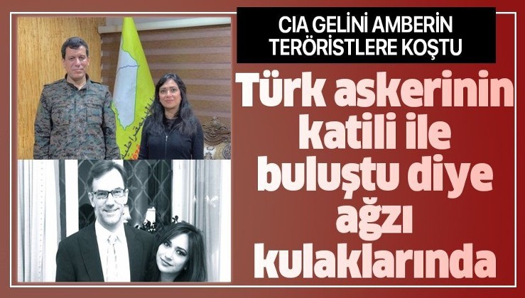 Amberin Zaman terörist Mazlum Kobani'yle görüşüp fotoğraf paylaştı.