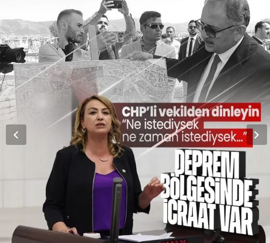 CHP Hatay Milletvekili Nermin Yıldırım Kara'dan Bakan Özhaseki'ye deprem bölgesi teşekkürü!