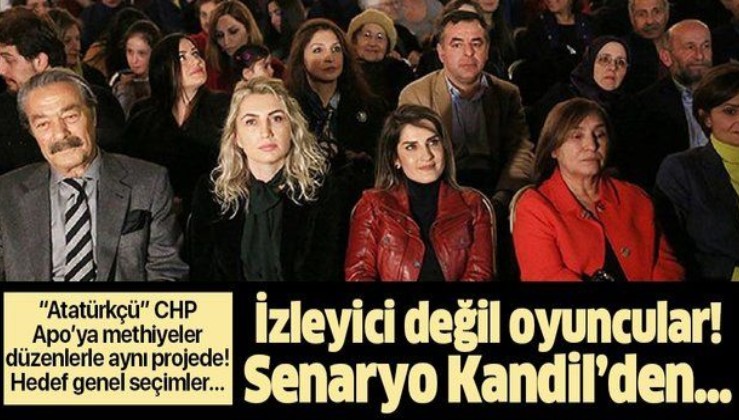 Sözde Atatürkçüler sessiz: CHP-HDP'nin tiyatro buluşması genel seçimler için bir proje mi?.