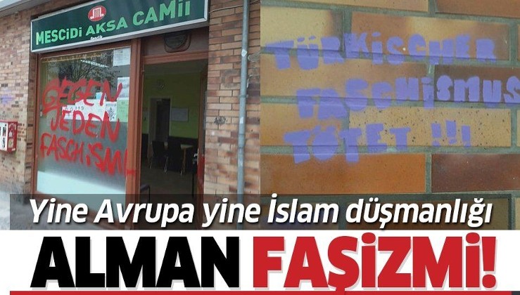 Almanya'da İslam düşmanlığı! Camiiye saldırdılar
