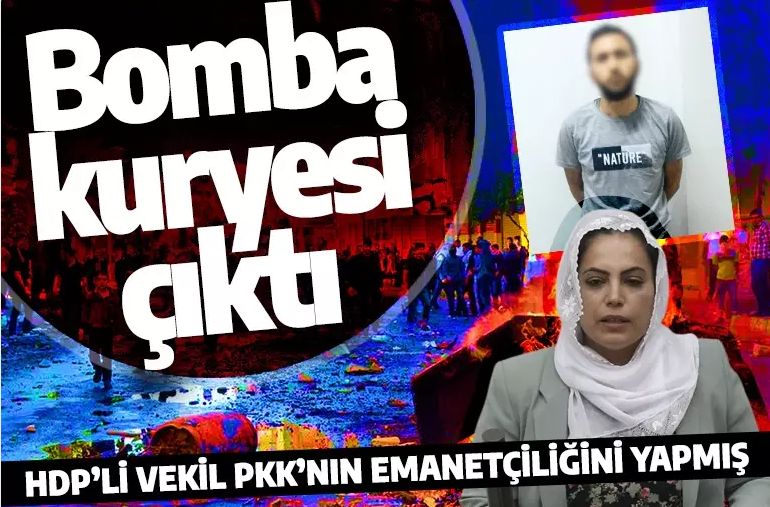HDP'li vekil Remziye Tosun PKK'nın bomba kuryesi çıktı!