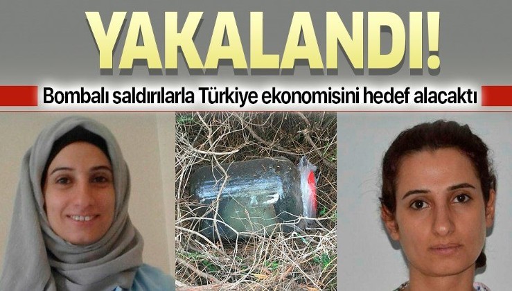 Son dakika: Bombalı saldırı için Türkiye'ye gelen kadın terörist yakalandı.