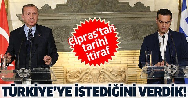 Son dakika: Yunanistan eski Başbakanı Aleksis Çipras'tan tarihi itiraf: Türkiye’ye istediği şeyi verdik