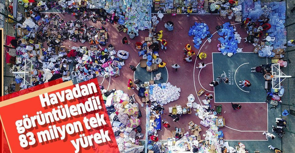 Türkiye İzmir depremi sonrası tek yürek oldu! İzmir’e gelen yardımlar sahaları doldurdu