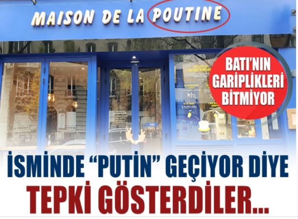 Batı'nın gariplikleri bitmek bilmiyor! Fransa'da bir restoran, ismi Putin'in ismine benziyor diye tepki gördü
