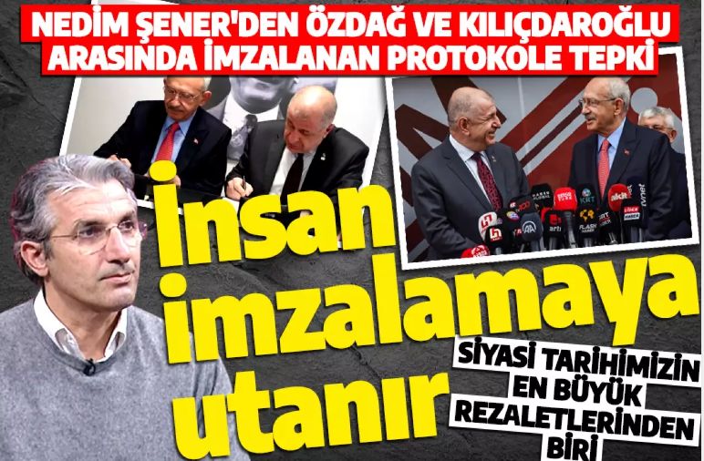 Nedim Şener anlattı: Ümit Özdağ ve Kemal Kılıçdaroğlu protokolünde gözden kaçan detay!