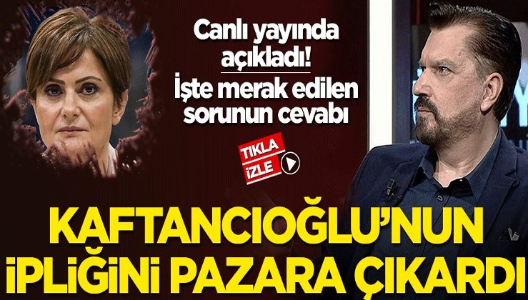 Hakan Bayrakçı: Canan Kaftancıoğlu PKK'ya yakın diye CHP'de tutuluyor!