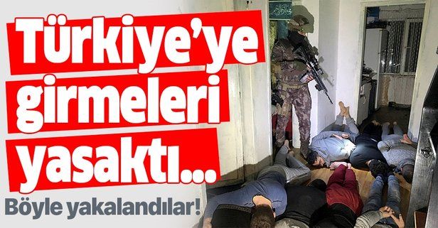 Türkiye'ye girişi yasak olan Suriye uyruklu 11 kişi Bursa'da yakalandı.
