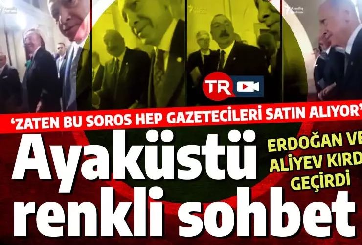 Erdoğan'dan Azadlıq muhabirine: Zaten Soros hep gazetecileri satın alıyor