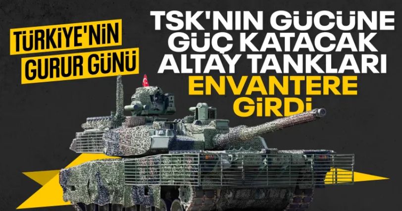 Savunma sanayiinde tarihi gün: ALTAY tanklarının ilk teslimatı gerçekleştirildi
