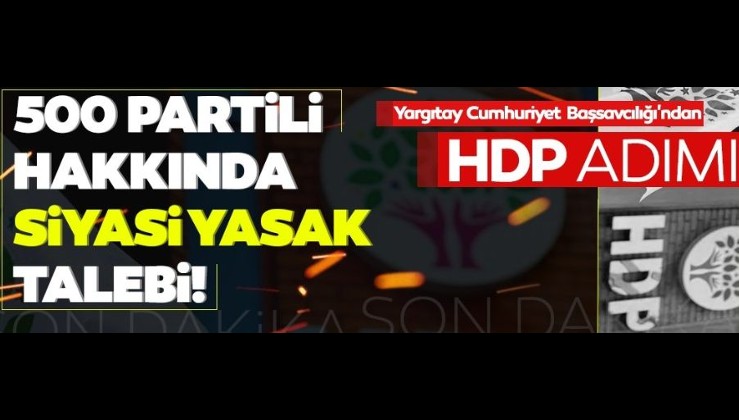 Terör Partisi HDPKK Kapatılıyor!