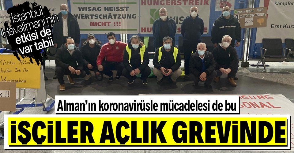 SON DAKİKA: Frankfurt Havalimanı'nda kriz! İşten çıkarılan 5 işçi açlık grevine başladı