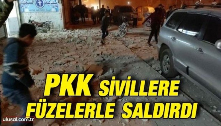 PKK sivillere füzelerle saldırdı