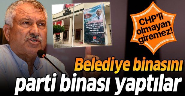 Adana Büyükşehir Belediyesi'nde büyük skandal! Zeydan Karalar hizmet binasını parti merkezi yaptı