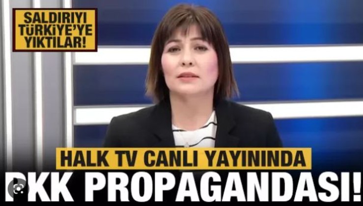 Halk TV PKK'nın sözcülüğünü yaptı: Saldırıyı Türkiye'ye yıktılar